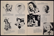 1955 <em>Grand Ole Opry</em> Souvenir Concert Program Featuring Elvis Presley