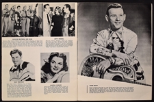 1955 <em>Grand Ole Opry</em> Souvenir Concert Program Featuring Elvis Presley