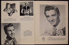 1955 <em>Grand Ole Opry</em> Souvenir Concert Program Featuring Elvis Presley