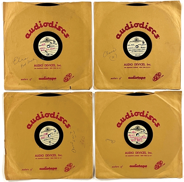 1963 Group of Eight MGM Acetates of Songs from Elvis Presley in <em>Viva Las Vegas</em> Incl. Title Track