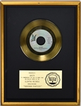 RIAA Gold Record Award for Queen's 1975 Single “Bohemian Rhapsody” - “To Queen” - Certified in 1976