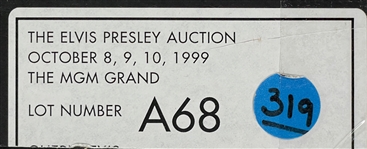 1956 Elvis Presley Audio Thank You Scripts From <em>Love Me Tender</em> Production From The 1999 Graceland Archives Auction