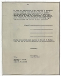 1956 Elvis Presley “Heartbreak Hotel” Recording Session Collection with Colonel Tom Parker Signed Check and Tom Diskin Letter  - From The 1999 Graceland Archives Auction