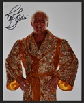 Collection of Nine Wrestling Superstars Signed 8x10s Incl. Hulk Hogan (9) (BAS)