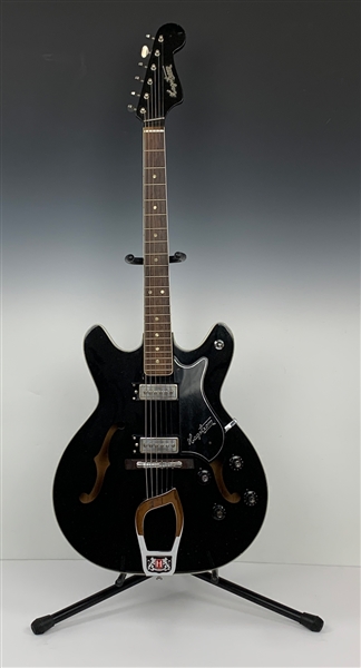 Elvis Presley Owned and Played 1968 Hagstrom Viking V-1 Electric Guitar <em>Purchased for Concert Use</em> - Given to Charlie Hodge