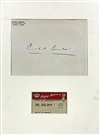 1963 Elvis Presley's Personal ESSO Gas Credit Card - From The 1999 Graceland Archives Auction