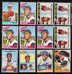 1965-1967 Topps Baseball Shoebox Collection (862) Including Hall of Famers and Stars