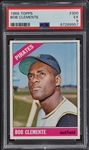 1966 Topps Baseball #300 Roberto Clemente – PSA EX 5