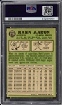 1967 Topps Baseball #250 Hank Aaron – PSA EX-MT 6