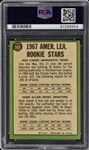 1967 Topps Baseball #569 Rod Carew Rookie Card – PSA EX-MT 6