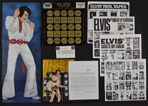 Rare Complete 1971 Advance Summer Festival “Radio Station” Menu, RCA Letter and Box Set with <em>The Other Sides – Elvis Worldwide Gold Award Hits Vol. 2</em>