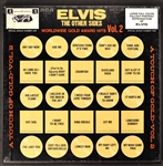 Rare Complete 1971 Advance Summer Festival “Radio Station” Menu, RCA Letter and Box Set with <em>The Other Sides – Elvis Worldwide Gold Award Hits Vol. 2</em>
