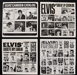 Rare Complete 1971 Advance Summer Festival “Radio Station” Menu, RCA Letter and Box Set with <em>The Other Sides – Elvis Worldwide Gold Award Hits Vol. 2</em>
