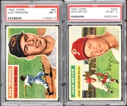 1952-56 Topps and Bowman Shoebox Collection of 318 Incl. Many Hall of Famers