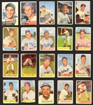 1952-56 Topps and Bowman Shoebox Collection of 318 Incl. Many Hall of Famers