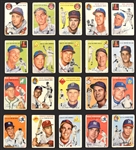 1952-56 Topps and Bowman Shoebox Collection of 318 Incl. Many Hall of Famers