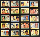 1952-56 Topps and Bowman Shoebox Collection of 318 Incl. Many Hall of Famers