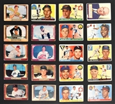 1952-56 Topps and Bowman Shoebox Collection of 318 Incl. Many Hall of Famers