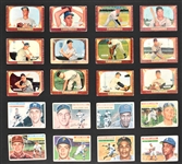1952-56 Topps and Bowman Shoebox Collection of 318 Incl. Many Hall of Famers