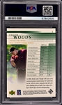 2001 Upper Deck Golf #1 Tiger Woods Rookie Card – PSA MINT 9