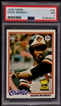 1978 Topps #36 Eddie Murray Rookie Card  - PSA NM 7