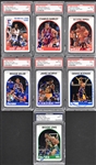 1989 HOOPS Basketball Near-Complete Autographed Set (293/352) Incl. #21 Michael Jordan PSA/DNA GEM MINT 10 Plus 292 Other Signed Cards 
