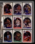 1989 HOOPS Basketball Near-Complete Autographed Set (293/352) Incl. #21 Michael Jordan PSA/DNA GEM MINT 10 Plus 292 Other Signed Cards 