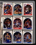 1989 HOOPS Basketball Near-Complete Autographed Set (293/352) Incl. #21 Michael Jordan PSA/DNA GEM MINT 10 Plus 292 Other Signed Cards 