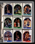 1989 HOOPS Basketball Near-Complete Autographed Set (293/352) Incl. #21 Michael Jordan PSA/DNA GEM MINT 10 Plus 292 Other Signed Cards 