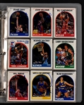 1989 HOOPS Basketball Near-Complete Autographed Set (293/352) Incl. #21 Michael Jordan PSA/DNA GEM MINT 10 Plus 292 Other Signed Cards 