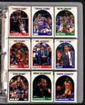 1989 HOOPS Basketball Near-Complete Autographed Set (293/352) Incl. #21 Michael Jordan PSA/DNA GEM MINT 10 Plus 292 Other Signed Cards 