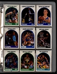 1989 HOOPS Basketball Near-Complete Autographed Set (293/352) Incl. #21 Michael Jordan PSA/DNA GEM MINT 10 Plus 292 Other Signed Cards 