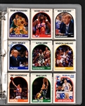 1989 HOOPS Basketball Near-Complete Autographed Set (293/352) Incl. #21 Michael Jordan PSA/DNA GEM MINT 10 Plus 292 Other Signed Cards 