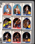 1989 HOOPS Basketball Near-Complete Autographed Set (293/352) Incl. #21 Michael Jordan PSA/DNA GEM MINT 10 Plus 292 Other Signed Cards 