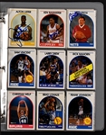 1989 HOOPS Basketball Near-Complete Autographed Set (293/352) Incl. #21 Michael Jordan PSA/DNA GEM MINT 10 Plus 292 Other Signed Cards 