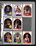 1989 HOOPS Basketball Near-Complete Autographed Set (293/352) Incl. #21 Michael Jordan PSA/DNA GEM MINT 10 Plus 292 Other Signed Cards 