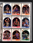1989 HOOPS Basketball Near-Complete Autographed Set (293/352) Incl. #21 Michael Jordan PSA/DNA GEM MINT 10 Plus 292 Other Signed Cards 