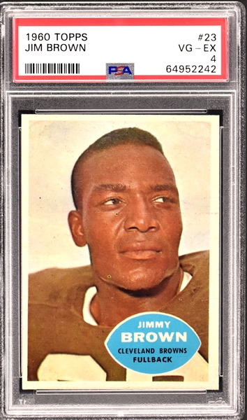 1960 Topps Football #23 Jim Brown – VG-EX 4