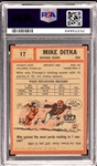 1962 Topps Football #17 Mike Ditka – PSA VG-EX 4