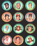 1971 Topps Coins Collection (81) Incl. Clemente, Aaron, Mays and Other HOFers