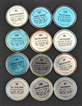 1971 Topps Coins Collection (81) Incl. Clemente, Aaron, Mays and Other HOFers