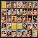 1962 Topps Baseball Collection of 172 Incl. Elston Howard, Early Wynn and AL & NL Homer Kings