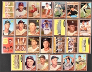 1962 Topps Baseball Collection of 172 Incl. Elston Howard, Early Wynn and AL & NL Homer Kings