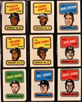 1970 Topps Baseball Booklets Complete Set (24)