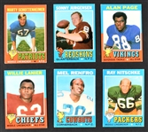 1971 Topps Football Partial Set (204/263) Plus 352 Duplicates