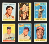 1958 Topps Baseball Partial Set (402/494) Including #150 Mickey Mantle PSA Good 2
