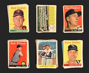 1958 Topps Baseball Partial Set (402/494) Including #150 Mickey Mantle PSA Good 2