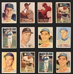 1957 Topps Collection (493) with Many Duplicates - Contains Partial Set (174/494)