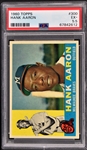 1960 Topps #300 Hank Aaron – PSA EX+ 5.5