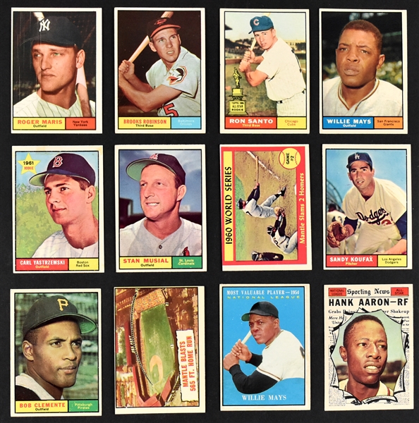 1961 Topps Near Set (495/587) 